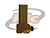 CONECTOR MMCX MACHO ANGULAR CABO CRIMPAGEM RG-174 