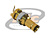 CONECTOR IEC 169-29 TIPO 1.0/2.3 FÊMEA RETO PAINEL