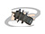 CONECTOR SMA FÊMEA RETO PAINEL BASE SEXTAVADA
