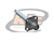 CONECTOR SMA FÊMEA RETO PAINEL BASE QUADRADA 12,70MM ISOLANTE DE 22,00MM