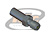 CONECTOR SMA FÊMEA RETO CABO CRIMPAGEM RG-58 REVERSO