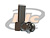 CONECTOR SMA MACHO ANGULAR CABO CRIMPAGEM RG-58 REVERSO
