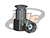 CONECTOR SMA MACHO ANGULAR CABO PRENSA CABO RG-58 REVERSO