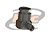 CONECTOR SMA MACHO ANGULAR CABO PRENSA CABO RGC-213 REVERSO