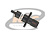 CONECTOR SMA FÊMEA RETO CABO PAINEL CRIMPAGEM 0.29/0.84 BASE QUADRADA 12,7 MM