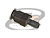 CONECTOR SMA FÊMEA RETO CABO PRENSA CABO RG-223