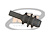 CONECTOR SMA FÊMEA RETO CABO PAINEL CRIMPAGEM RG-174 BASE SEXTAVADA