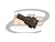 CONECTOR SMA MACHO RETO CABO CRIMPAGEM RG-174 S/ BUCHA PARA CRIMPAGEM