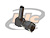 CONECTOR SMA MACHO ANGULAR CABO CRIMPAGEM RG-174