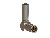 CONECTOR SMB 50 OHMS FÊMEA ANGULAR CABO CRIMPAGEM 0.4/2.5 