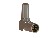 CONECTOR SMB 50 OHMS FÊMEA ANGULAR CABO CRIMPAGEM 0.3/1.8 