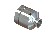 CONECTOR DIN 7/16 FÊMEA RETO CABO PRENSA CABO 1 5/8" RÍGIDO