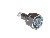 CONECTOR DIN 7/16 MACHO RETO CABO SOLDA 1/2" FLEXÍVEL PINO SOLDA