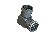 ADAPTADOR DIN 7/16 FÊMEA X FÊMEA ANGULAR