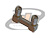 ADAPTADOR IEC 169-13 TIPO 1.6/5.6 MACHO X MACHO (U) DISTÂNCIA CENTRO DOS PINOS 30,00MM