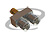 ADAPTADOR IEC 169-13 TIPO 1.6/5.6 (Y) DOIS MACHOS E UMA FÊMEA C/ RESISTOR 75 OHMS