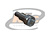 CONECTOR F MACHO RETO CABO CRIMPAGEM 0.4/2.5