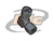 ADAPTADOR N 50 OHMS MACHO X MACHO ANGULAR