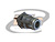 CONECTOR N 50 OHMS FÊMEA RETO PAINEL BASE REDONDA ROSCA PORCA