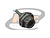 CONECTOR N 50 OHMS FÊMEA RETO CABO PAINEL CRIMPAGEM RG-174 PINO FIXO C/ ROSCA 2 PORCAS