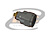 CONECTOR N 50 OHMS MACHO RETO CABO SOLDA 0.141"