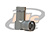 CONECTOR N 50 OHMS MACHO ANGULAR CABO PRENSA CABO RGC-213 PINO SOB PRESSAO