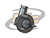 CONECTOR EIA ANGULAR CABO PRENSA CABO 1/2" RÍGIDO C/ FLANGE GIRATORIA REDONDA DE 57,20 MM