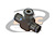 ADAPTADOR UHF FÊMEA (T) DUAS ENTRADAS PARA MONTAGEM CABO PRENSA CABO RGC-59