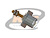 CONECTOR UHF FÊMEA RETO PAINEL PINO 30MM ROSCADO 3/16