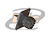 CONECTOR UHF FÊMEA RETO PAINEL BASE QUADRADA 25,4 MM