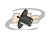 CONECTOR UHF FÊMEA RETO PAINEL