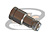 CONECTOR UHF FÊMEA RETO CABO PRENSA CABO 1/2" FLEXÍVEL PINO FIXO SOB PRESSAO