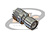 ADAPTADOR DE CONVERSÃO TNC MACHO X UHF FÊMEA