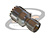 ADAPTADOR DE CONVERSÃO UHF FÊMEA X UHF-MINI MACHO