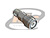 ADAPTADOR DE CONVERSÃO RETO UHF MINI FEMEA X TNC MACHO