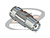 ADAPTADOR DE CONVERSÃO UHF-MINI FÊMEA X TNC FÊMEA