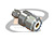 ADAPTADOR DE CONVERSÃO UHF FÊMEA X SMA MACHO