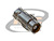 ADAPTADOR DE CONVERSÃO SMB 75 OHMS FÊMEA X BNC FÊMEA