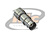 ADAPTADOR DE CONVERSÃO BNC FÊMEA X UHF-MINI MACHO