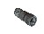 ADAPTADOR UHF MINI MACHO X FÊMEA RETO 