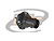 CONECTOR BNC 50 OHMS FÊMEA RETO PAINEL BASE REDONDA - COMPRIMENTO 23MM