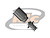 CONECTOR BNC 50 OHMS FÊMEA RETO PAINEL BALUN C/ TERMINAL DE ATERRAMENTO