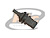 CONECTOR BNC 75 OHMS FÊMEA RETO CABO PAINEL CRIMPAGEM RF-174