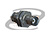 CONECTOR BNC 50 OHMS FÊMEA RETO CABO PAINEL PRENSA CABO 0.3/1.8 C/ ROSCA E 2 PORCAS