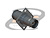 CONECTOR BNC 50 OHMS FÊMEA RETO CABO PRENSA CABO RG-174