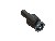 CONECTOR BNC 75 OHMS MACHO RETO CABO CRIMPAGEM 1694-A