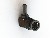 CONECTOR BNC 75 OHMS MACHO ANGULAR CABO CRIMPAGEM 0.4/2.5