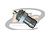 CONECTOR TNC FÊMEA RETO PAINEL BASE REDONDA ROSCA E PORCA C/ TERMINAL DE ATERRAMENTO