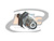 CONECTOR TNC FÊMEA RETO CABO PAINEL CRIMPAGEM RGC-58 PINO MACHO SOLTO BASE SEXTAVADA ROSCA E PORCA C/ ANEL DE VEDAÇÃO