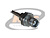 CONECTOR TNC FÊMEA RETO CABO PAINEL CRIMPAGEM 0.3/1.8 PINO FIXO SOLDA ROSCA E 2 PORCAS